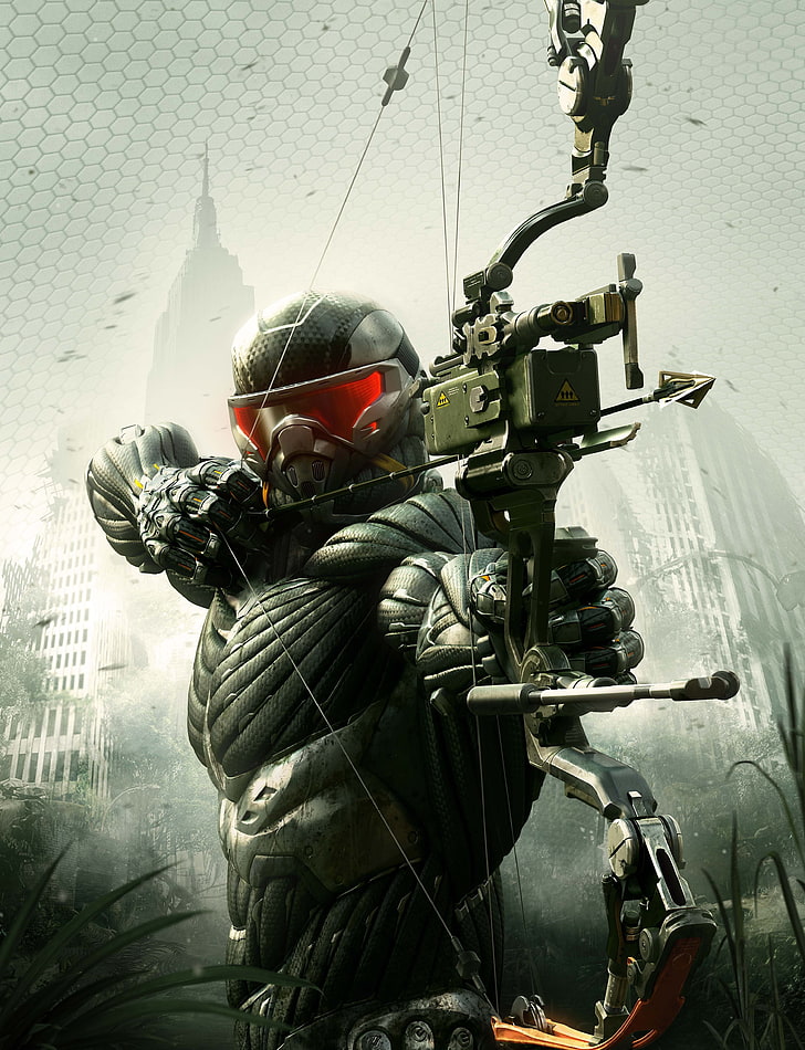 Halo wallpaper, Crysis 3, government, armed forces, military, HD wallpaper