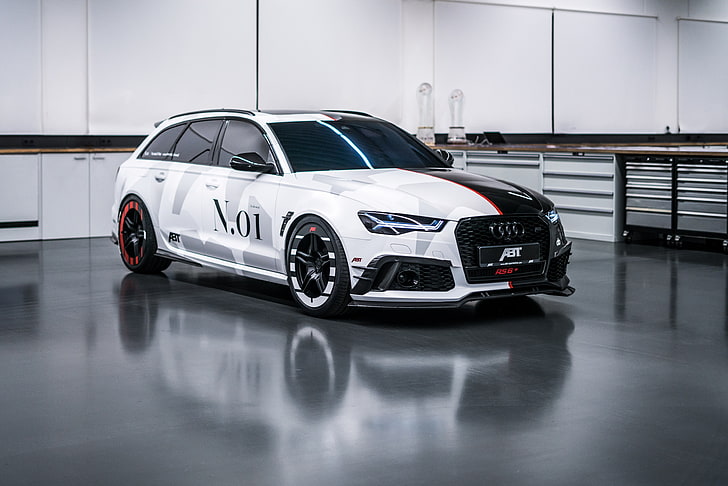 2018, Audi RS 6+ ABT Avant, 4K, Jon Olsson