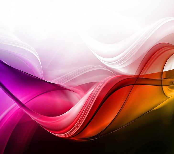 red, orange, and purple abstract art, swirls, colorful, backgrounds, HD wallpaper