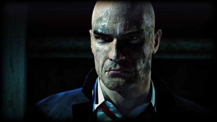 Hitman Absolution, Game, Mr.47, Agent 47, Serious, Dirty, jacket, HD wallpaper