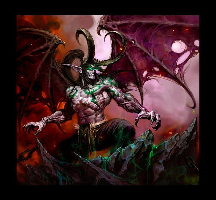World of Warcraft, World of Warcraft: The Burning Crusade, Illidan Stormrage, HD wallpaper