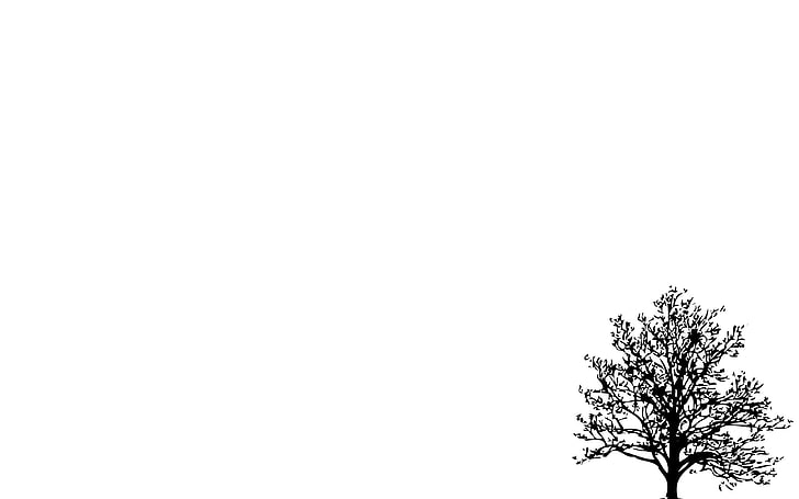 4800x900px Free Download Hd Wallpaper Minimalistic Trees Simple Background White Background Art Minimalistic Hd Art Wallpaper Flare