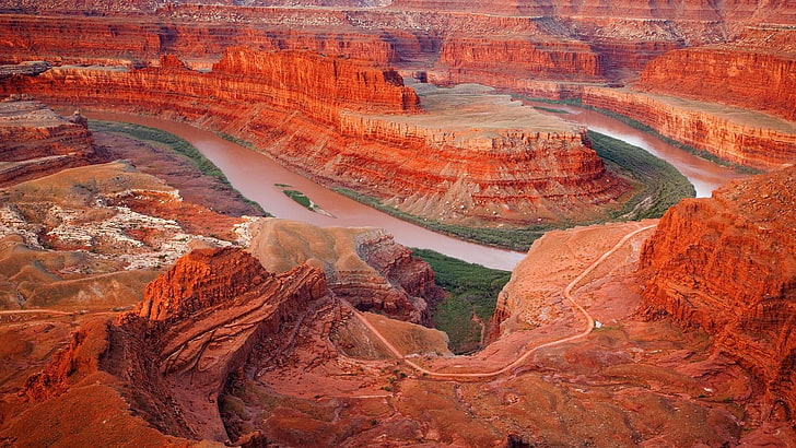 butte, moab, colorado river, united states, utah, dead horse point state park