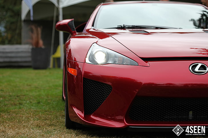 Hd Wallpaper Photography Of Red Lexus Lfa Red Cars Vehicle Mode Of Transportation Wallpaper Flare