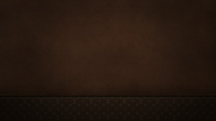 Background of a Leather Texture with the Brand Louis Vuitton
