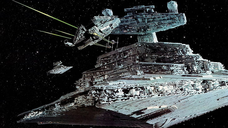 Galactic Empire, Star Wars, Millennium Falcon, HD wallpaper