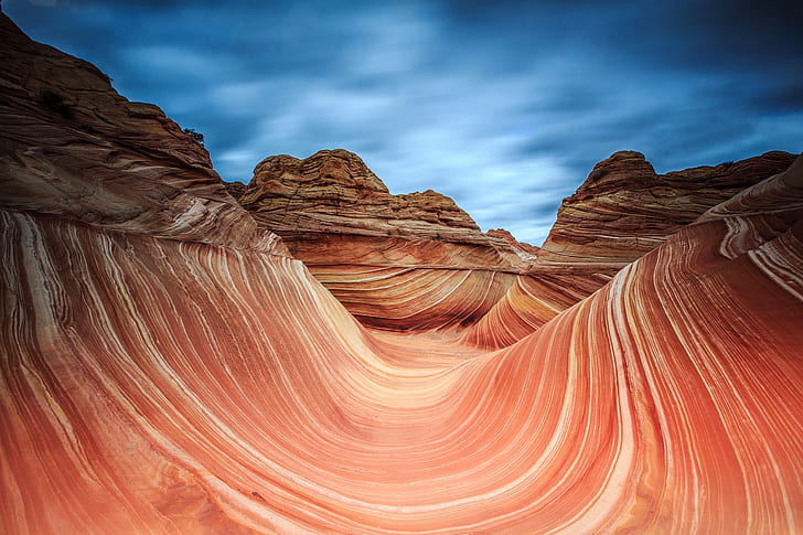 nature, rocks, AZ, Utah, USA, Canyon Coyote Buttes The, the wave Arizona