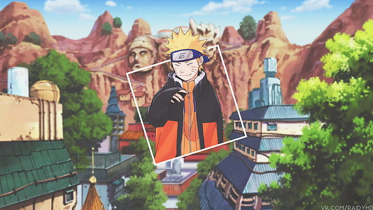 Hd Wallpaper Anime Boys Picture In Picture Naruto Anime Real