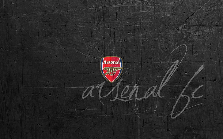 Arsenal logo, background, the inscription, emblem, Football Club