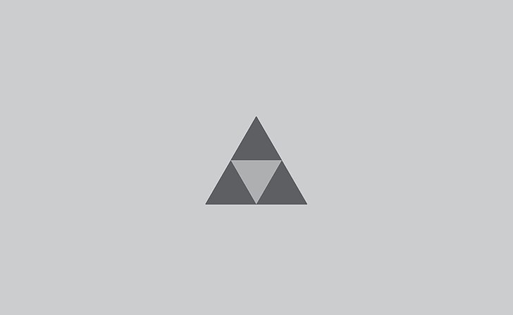 Triforce The Legend of Zelda, pyramid digital wallpaper, Aero