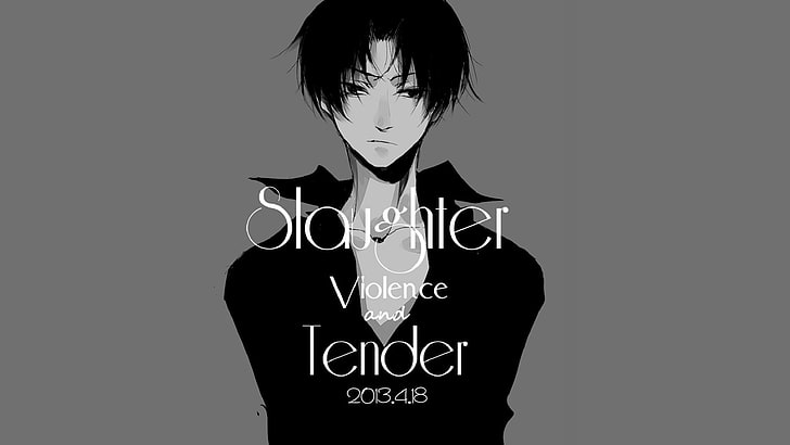 Slaughter Violence and Tender wallpaper, Shingeki no Kyojin, anime, HD wallpaper