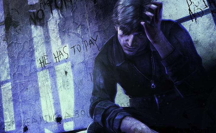 Silent Hill Downpour, game wallpaper, Games, Other Games, one person, HD wallpaper