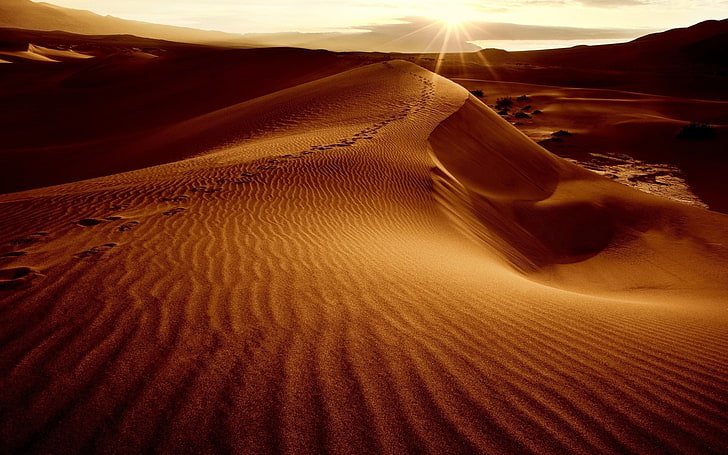 beautiful nature 1920x1200, desert, sand dune, land, arid climate, HD wallpaper