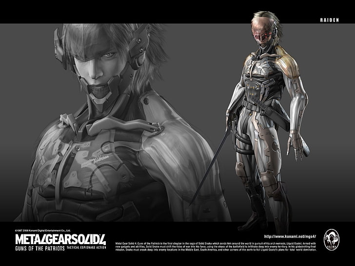 Metal Gear Solid 4 wallpaper, Video Game, HD wallpaper
