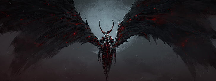 Fallen Angel Lucifer Wallpaper - Download to your mobile from PHONEKY