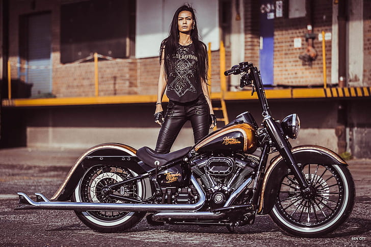 Motorcycles, Girls and Motorcycles, Custom Motorcycle, Harley-Davidson