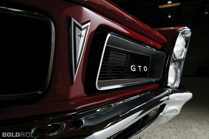 Pontiac, Gto, 1965, cars, muscle, classic, HD wallpaper