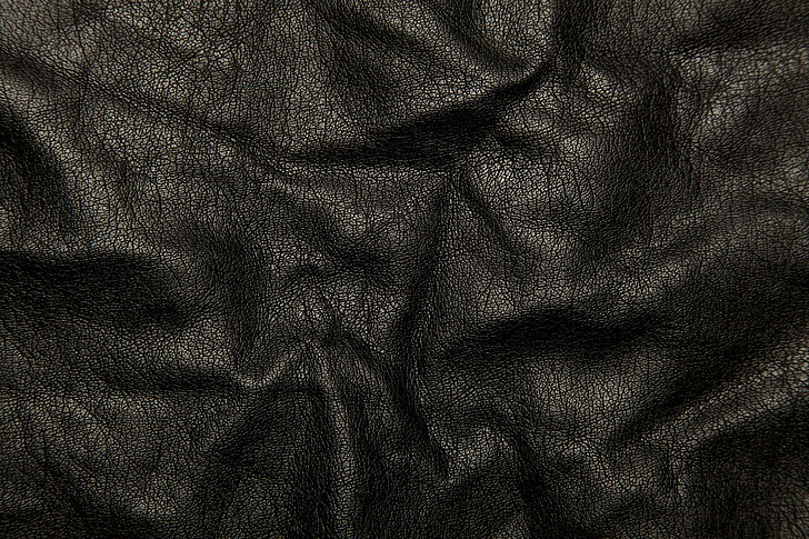 leather, black, background, texture, wrinkles, cracks, backgrounds, HD wallpaper