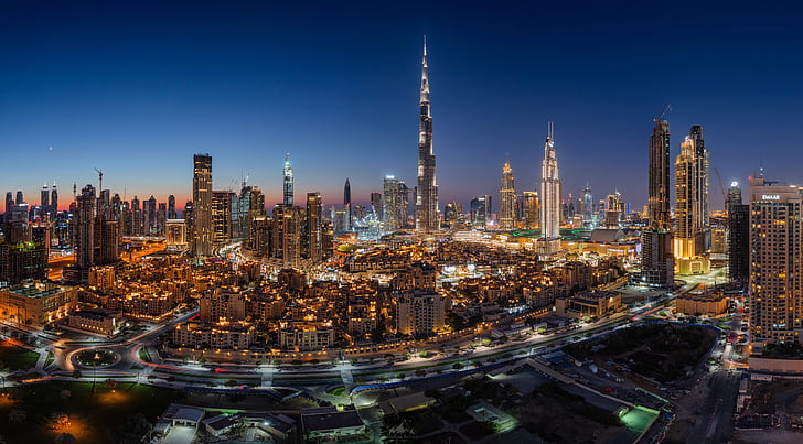 HD wallpaper: Cities, Dubai, Building, City, Light, Night, Skyscraper,  United Arab Emirates | Wallpaper Flare
