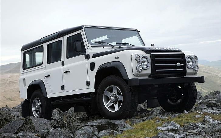 Hd Wallpaper Land Rover Defender Fire Ice Editions 3 White Range Rover Land Rover Wallpaper Flare