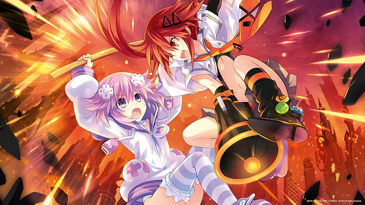 anime girls, Hyperdimension Neptunia, Megadimension Neptunia VII, HD wallpaper
