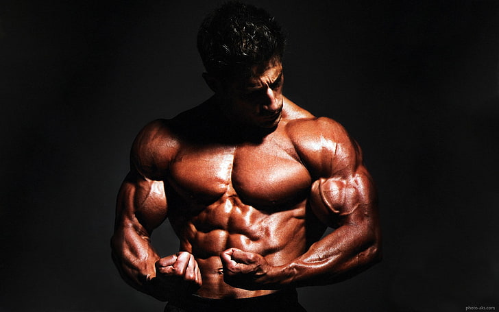 bodybuilding desktop, muscular build, strength, healthy lifestyle, HD wallpaper
