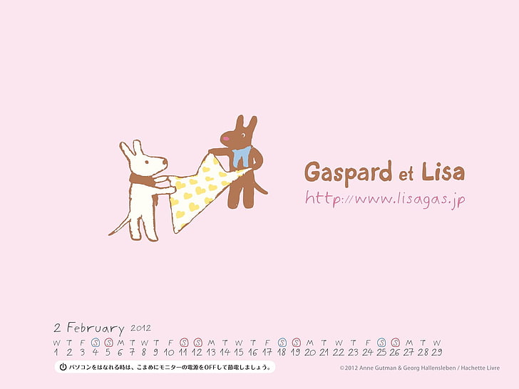 gaspard and lisa wallpaper