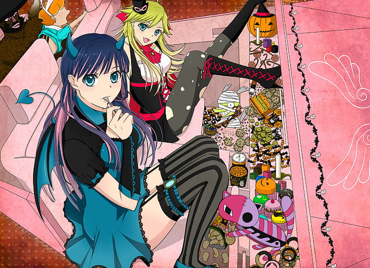 panty and stocking with garterbelt, HD wallpaper