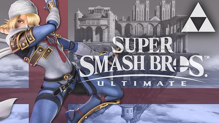 Video Game, Super Smash Bros. Ultimate, Sheik (The Legend of Zelda), HD wallpaper