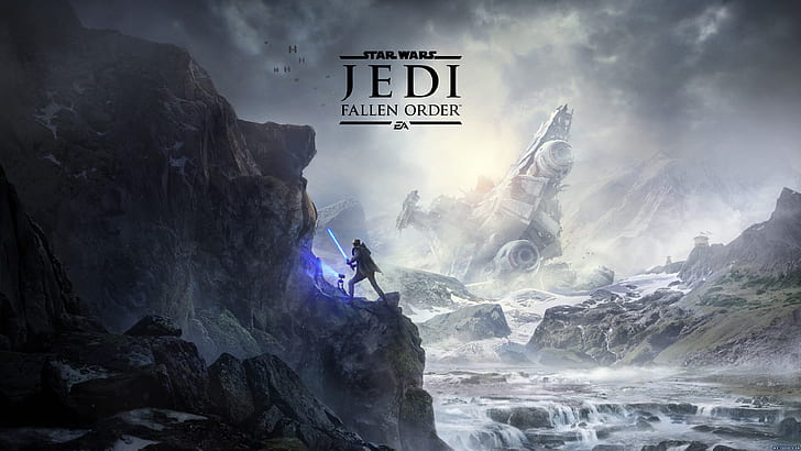 Star Wars, Star Wars Jedi: Fallen Order, Cal Kestis, Lightsaber, HD wallpaper
