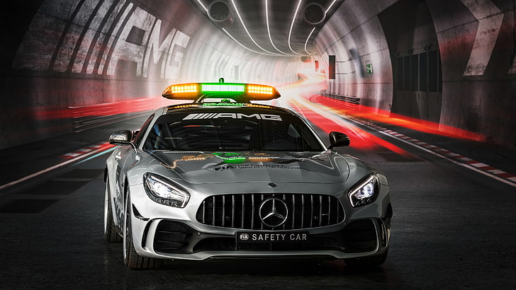 2018, 4K, Mercedes-AMG GT R F1 Safety Car, HD wallpaper