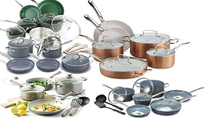 ceramic cookware, ceramic pen, ceramic plate, kitchen utensils, HD wallpaper