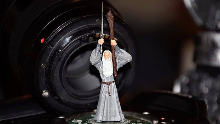 Hd Wallpaper Funny Photography Gandalf The Grey Toy Plaything