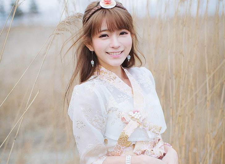 Yurisa Chan, Korean, model, women, cosplay, women outdoors, HD wallpaper