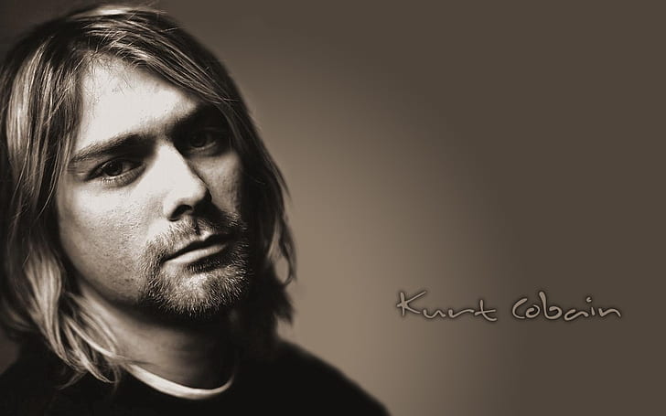 Kurt Donald Cobain Nirvana, kurt cobain photo, man, background