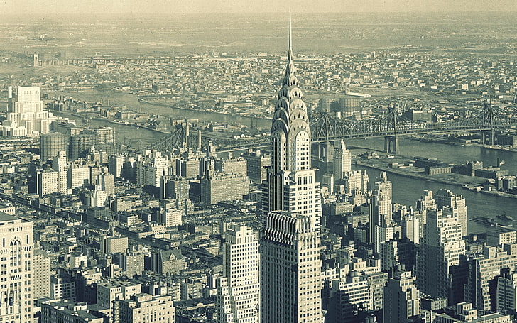 Empire State Building, New York, cityscape, New York City, USA, HD wallpaper
