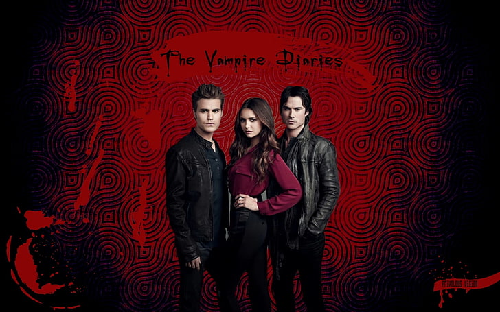 The Vampire Diaries, tv series, Nina Dobrev, looking at camera, HD wallpaper