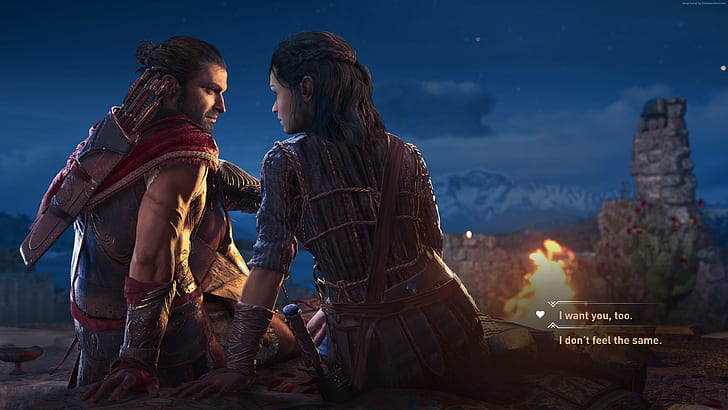 E3 2018, Assassins Creed Odyssey, screenshot, 4K, HD wallpaper