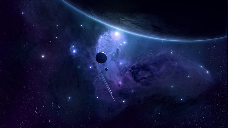 space joeyjazz space art nebula, star - space, astronomy, night, HD wallpaper