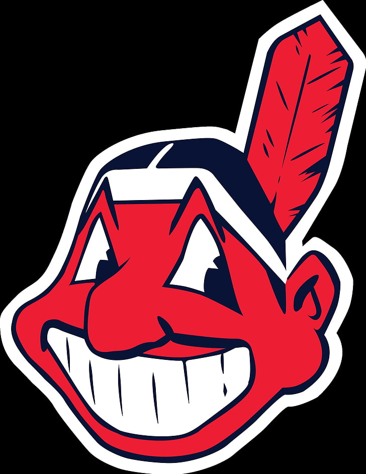 Download Cleveland Indians Red Jersey Logo Wallpaper