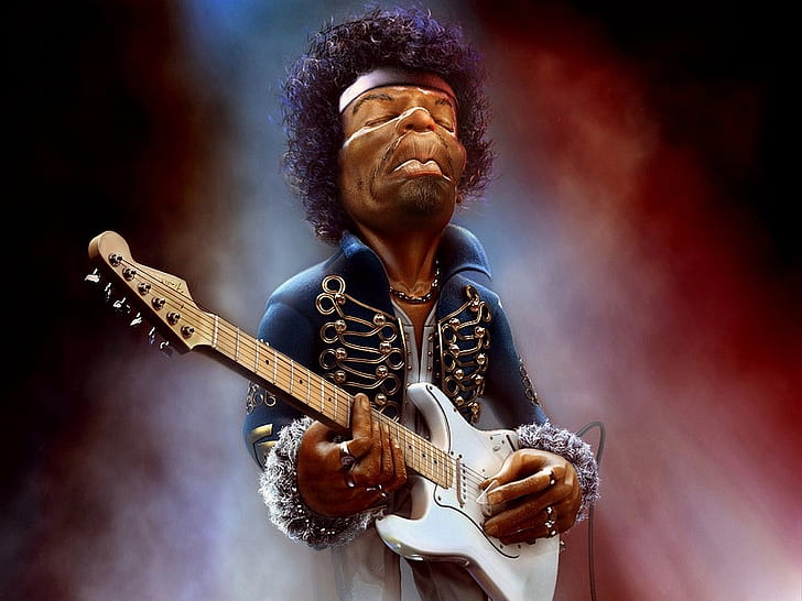 Singers, Jimi Hendrix, HD wallpaper