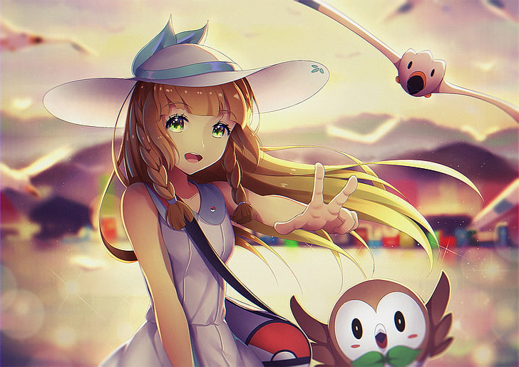 HD wallpaper: Pokémon, Pokémon: Sun and Moon, Lillie (Pokemon) | Wallpaper  Flare