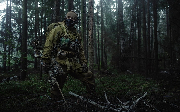 HD wallpaper: Military, Soldier, Forest, Russian special force, Spetsnaz |  Wallpaper Flare