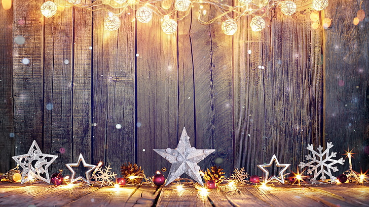christmas decoration, xmas, christmas lights, star shape, illuminated, HD wallpaper