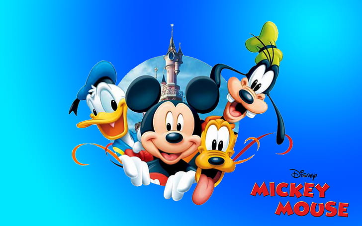 Mickey Mouse Donald Duck Pluto And Goofy New Hd Desktop Wallpaper
