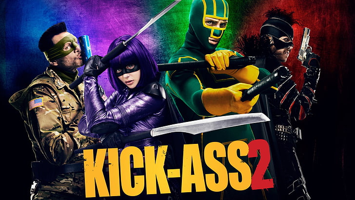 Kick-Ass, Kick-Ass 2, text, communication, human representation, HD wallpaper