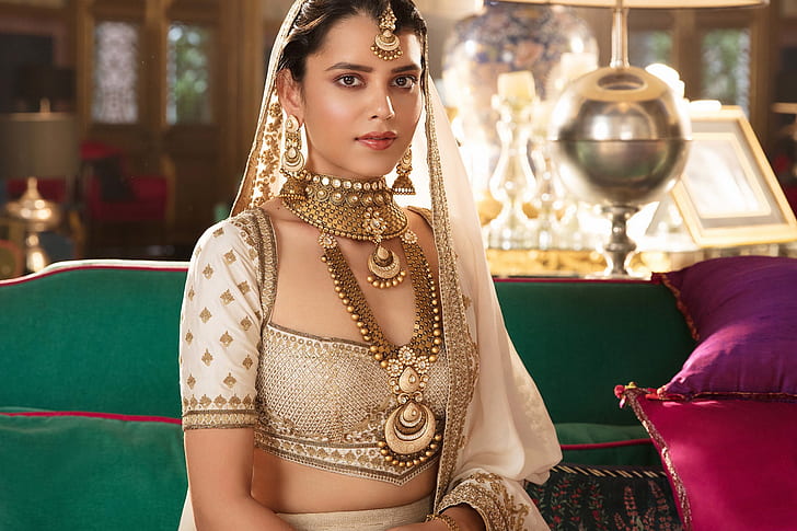Models, Earrings, Girl, Indian, Jewelry, Necklace, Woman, HD wallpaper
