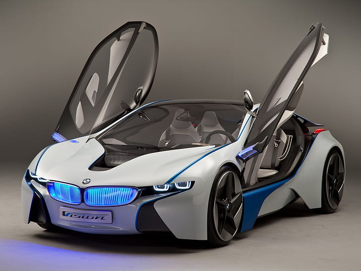 HD wallpaper: BMW concept car, open wings | Wallpaper Flare
