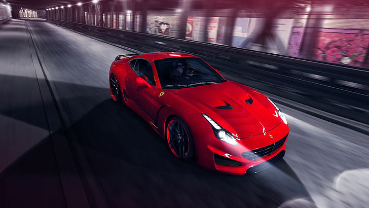 vehicle, red, Ferrari, Ferrari California T