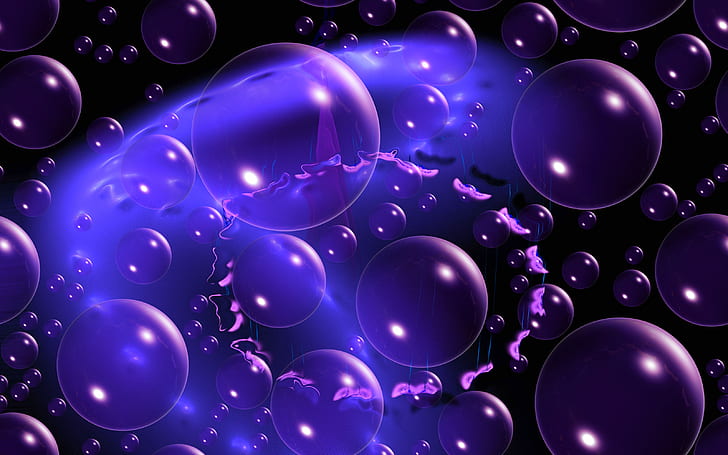 HD wallpaper: Abstract, Bubble, Purple | Wallpaper Flare